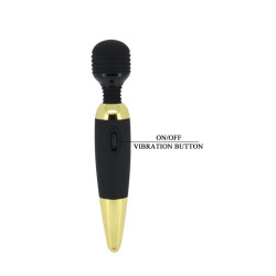 Pretty Love Vibro Power Wand Gold Pretty Love - Tête 45mm